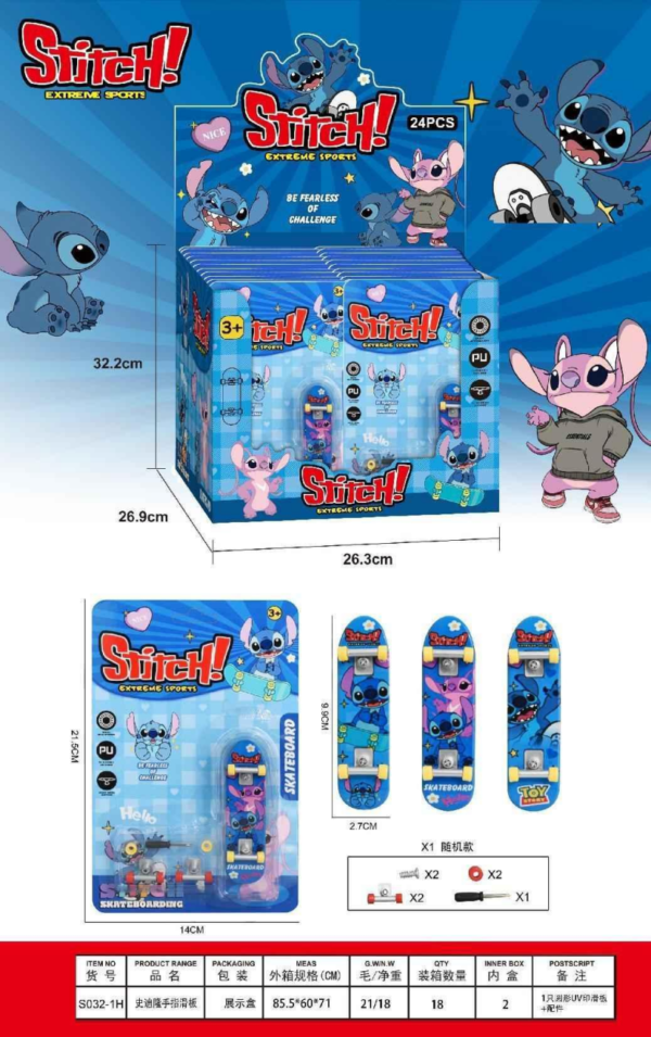 JUGUETE DE PATINETA STICH S032-1H  (432)
