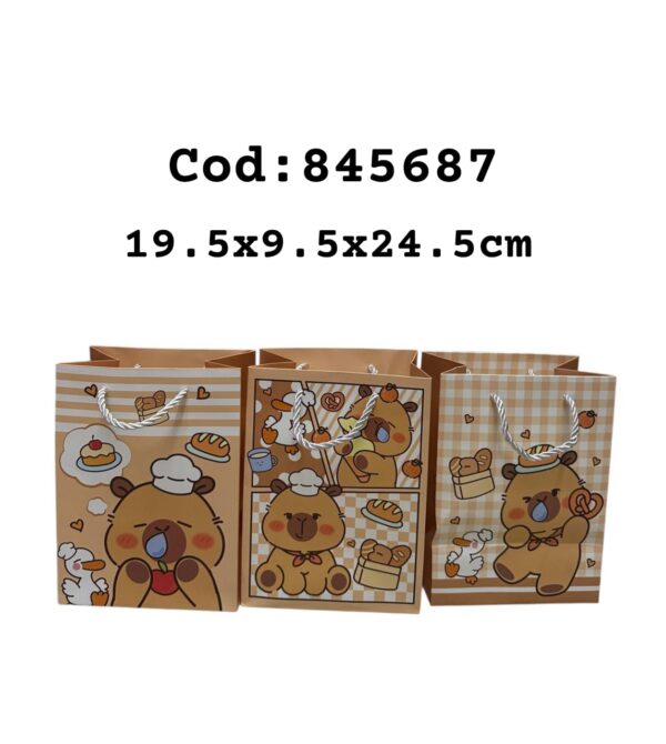 Bolsa de Regalo Capybara 19.5*9.5*24.5 Cm  (720)