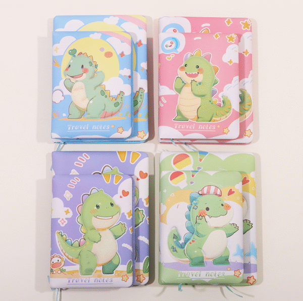 LIBRETA DINOSAURIO 10.8x14.8cm(192)