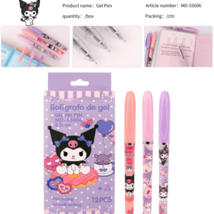 LAPICERO KUROMI BORRABLE MD-55606 CAJA12PCS (1728)