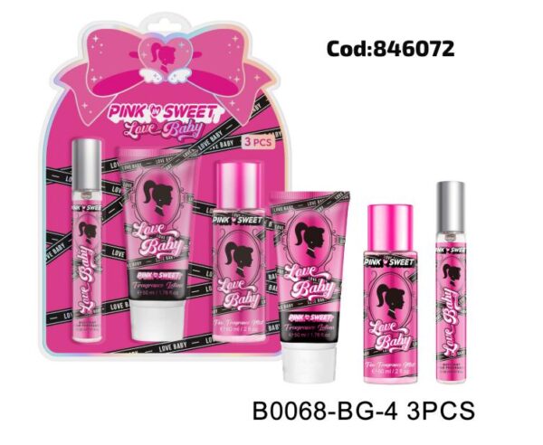 Set de locciones para nina B0O068-HS-4 3PCS(96)