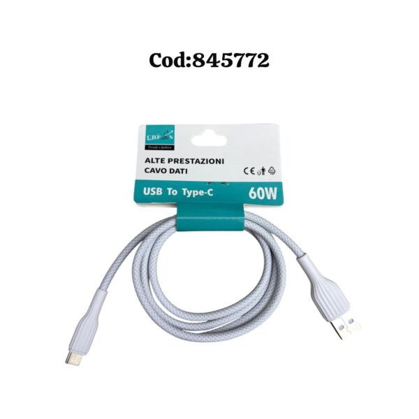 CABLE TIPO C-USB 1,8MTS (500)