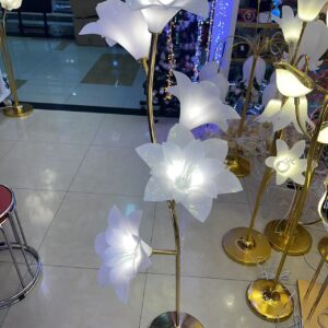 Lámpara floral de calabaza tipo S (luz cálida)(5)
