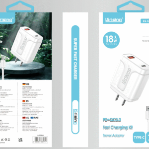 CARGADOR 18W CABLE USB-TIPO CLS-CC016(240)