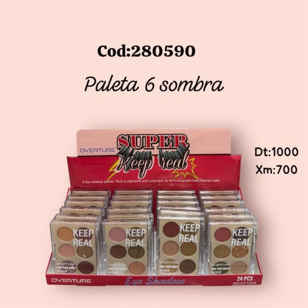 Paleta 6 sombra(384)