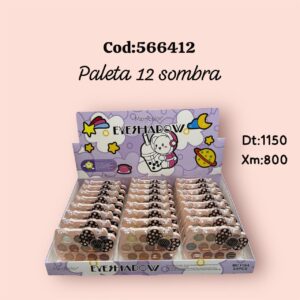 Paleta 12 sombra(384)