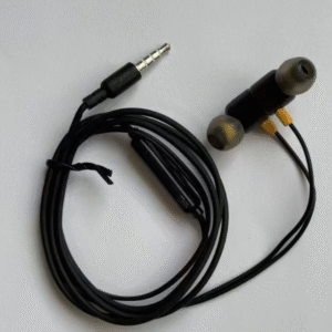 Auriculares con conector de 3.5 mm, color negro, en bolsa (1200)
