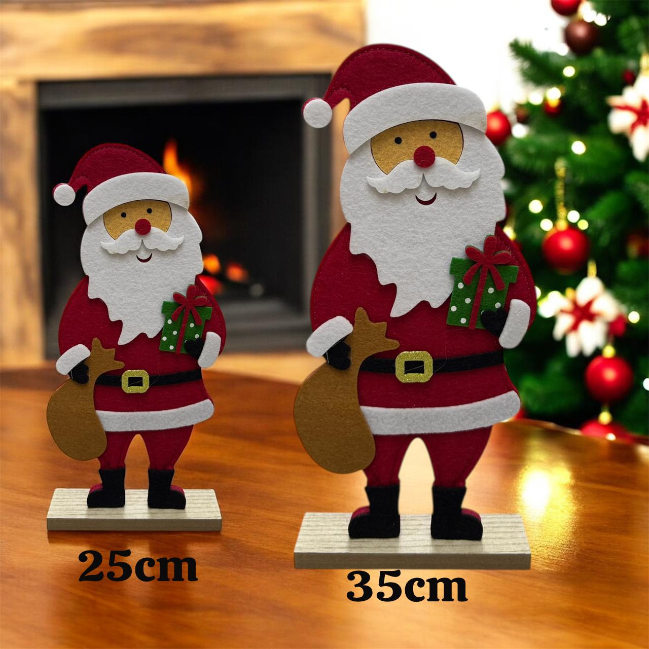 Decorativos estatico papa noel 35cm UNIDAD (96)