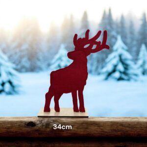 Decorativos estatico RENO 34cm UNIDAD  (96)