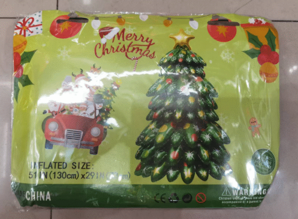 GLOBO INFLABLE ARBOL NAVIDENO(100)