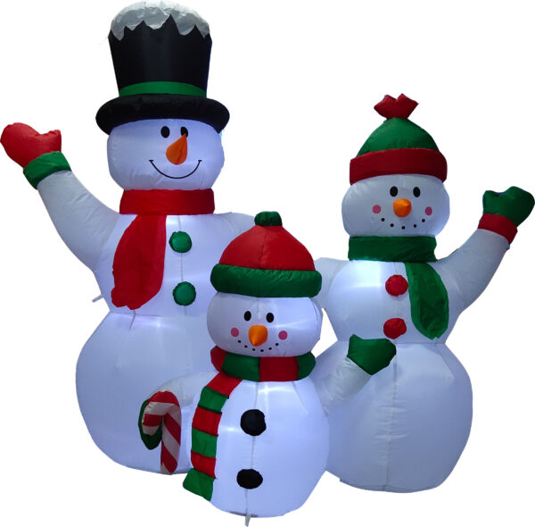 SET 3 INFLABLE MUNECO NIEVE (8)