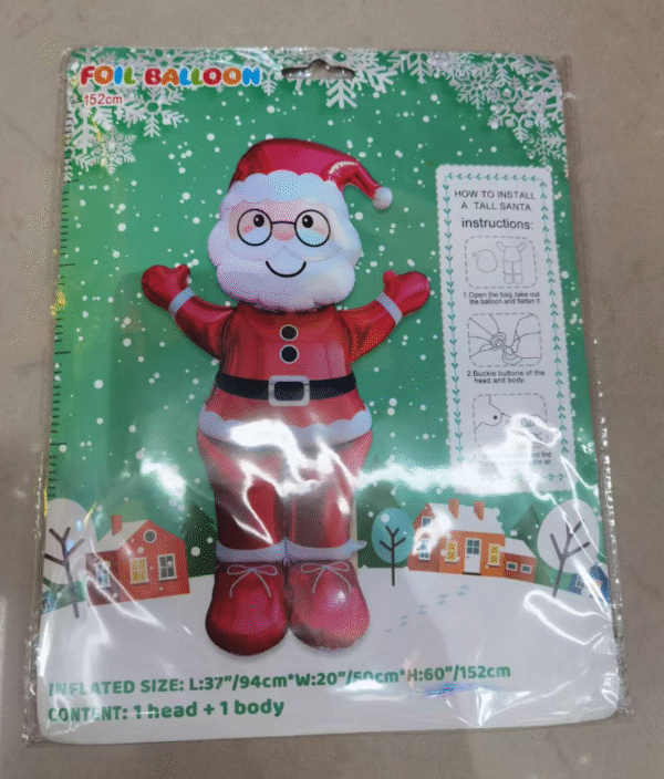 GLOBO INFLABLE PAPA NOEL 150CM(500)