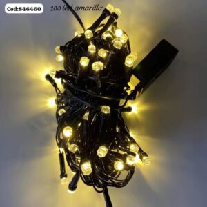 Luz navidena 100 luces amarillo(100)