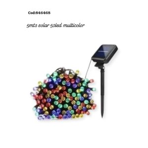 Luz navidena 5mts luces verdemulticolor(100)