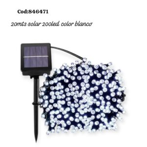 Luz navidena 5mts luces blanco(100)