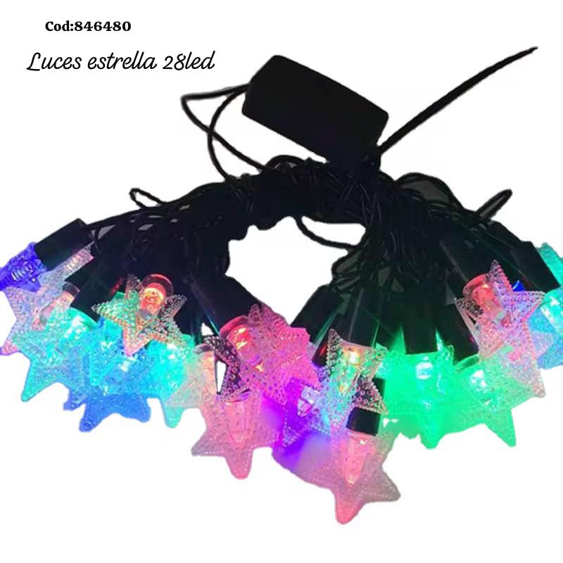 LUCES ESTRELLA 28 LED (100)