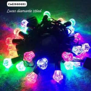 LUCES  diamantes 28 LED (100)
