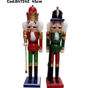 ADORNO SOLDADO DE NOGAL 45CM(24)