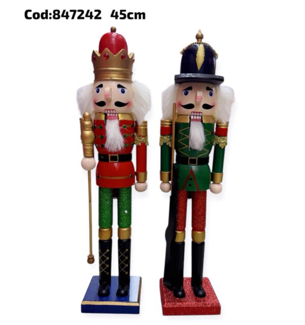 ADORNO SOLDADO DE NOGAL 45CM(24)