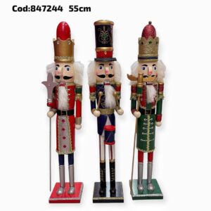 ADORNO SOLDADO DE NOGAL 55CM(24)