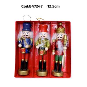 ADORNO SOLDADO DE NOGAL 12.5CM(240)