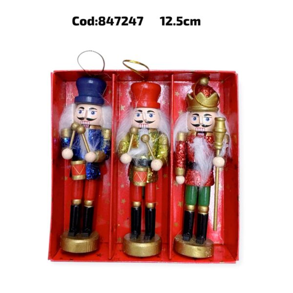 ADORNO SOLDADO DE NOGAL 12.5CM(240)