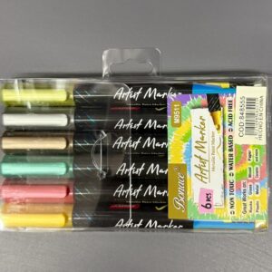 ESCOLAR MARCADOR COLORES METALICO 9511-6(240)