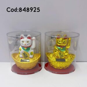 ADORNO GATO DE SUERTE  SOLAR(120) UND