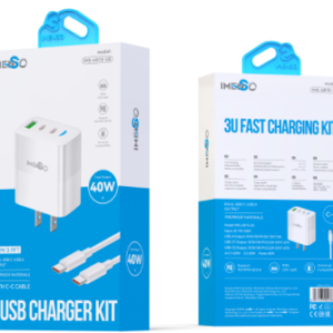 CARGADOR 40W USB-A A TIPO-C 1METRO IMS-U015-US(CC)(240)