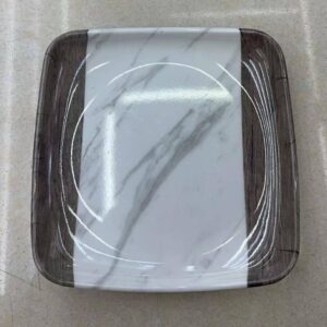 PLATO MELAMINA 19X19X2.5CM A6075(144)