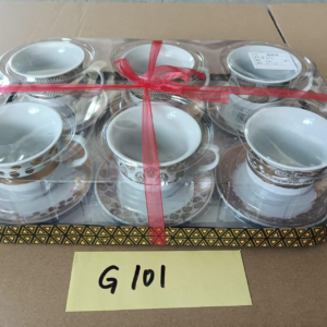 SET TAZA PARA CAFE 6PCS(12)