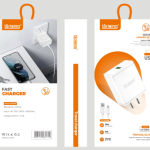 CARGADOR LS-CC0012 QC 3.0A USB-C(240)