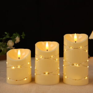 SET ADORNO CON LUZ 3PCS(60)