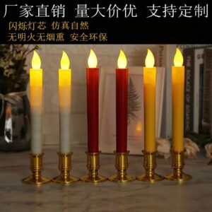 CANDELA DE BATERIA 2,2*2,2*21,2CM 2PCS(480)